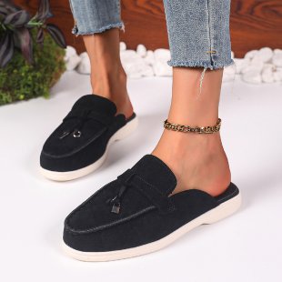 New Women's Slip-on Shoes Casual Half-slippers