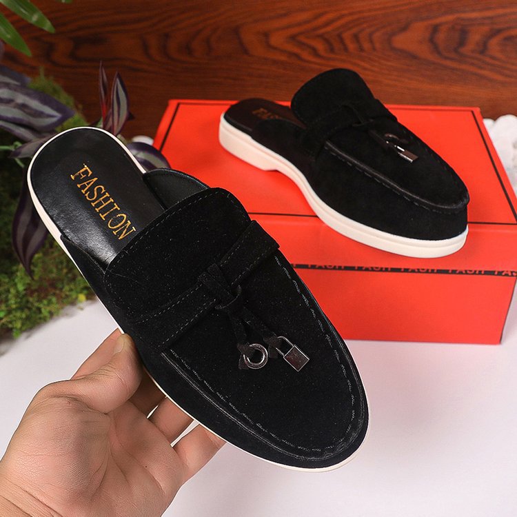New Women's Slip-on Shoes Casual Half-slippers