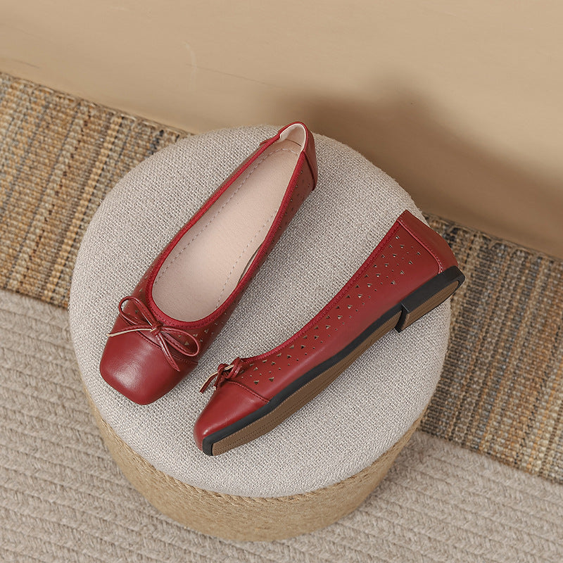 Four-season Slip-on Flat Shoes Plus Size