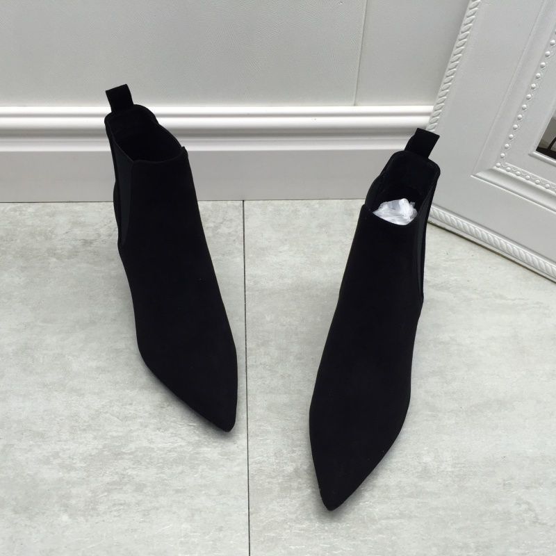 Professional-style Soft Leather Stiletto-heeled Lined High Boots